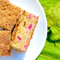 Rhubarb Coffee Cake